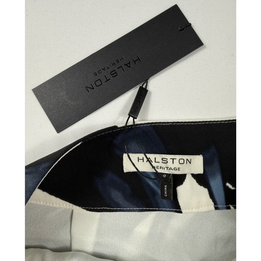 NWT Halston Heritage set of Strapless Top & pencil skirt white and  blue - Picture 4 of 16